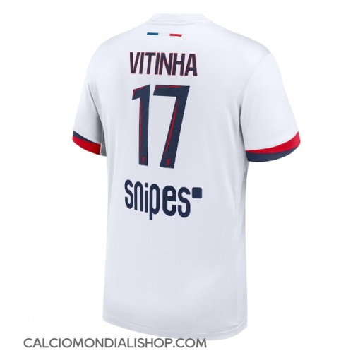 Maglie da calcio Paris Saint-Germain Vitinha #17 Seconda Maglia 2025-26 Manica Corta